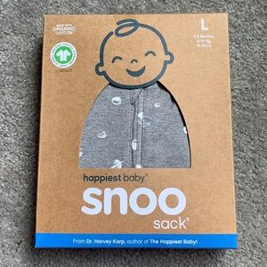 NEW IN BOX SNOO sleep sack swaddle in graphite planets LARGE